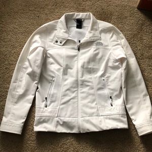 White North Face jacket